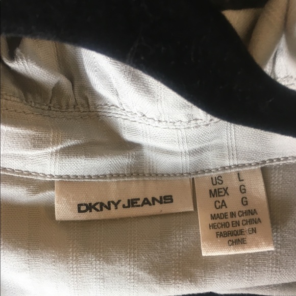DKNY jeans tan trench coat - Picture 2 of 6